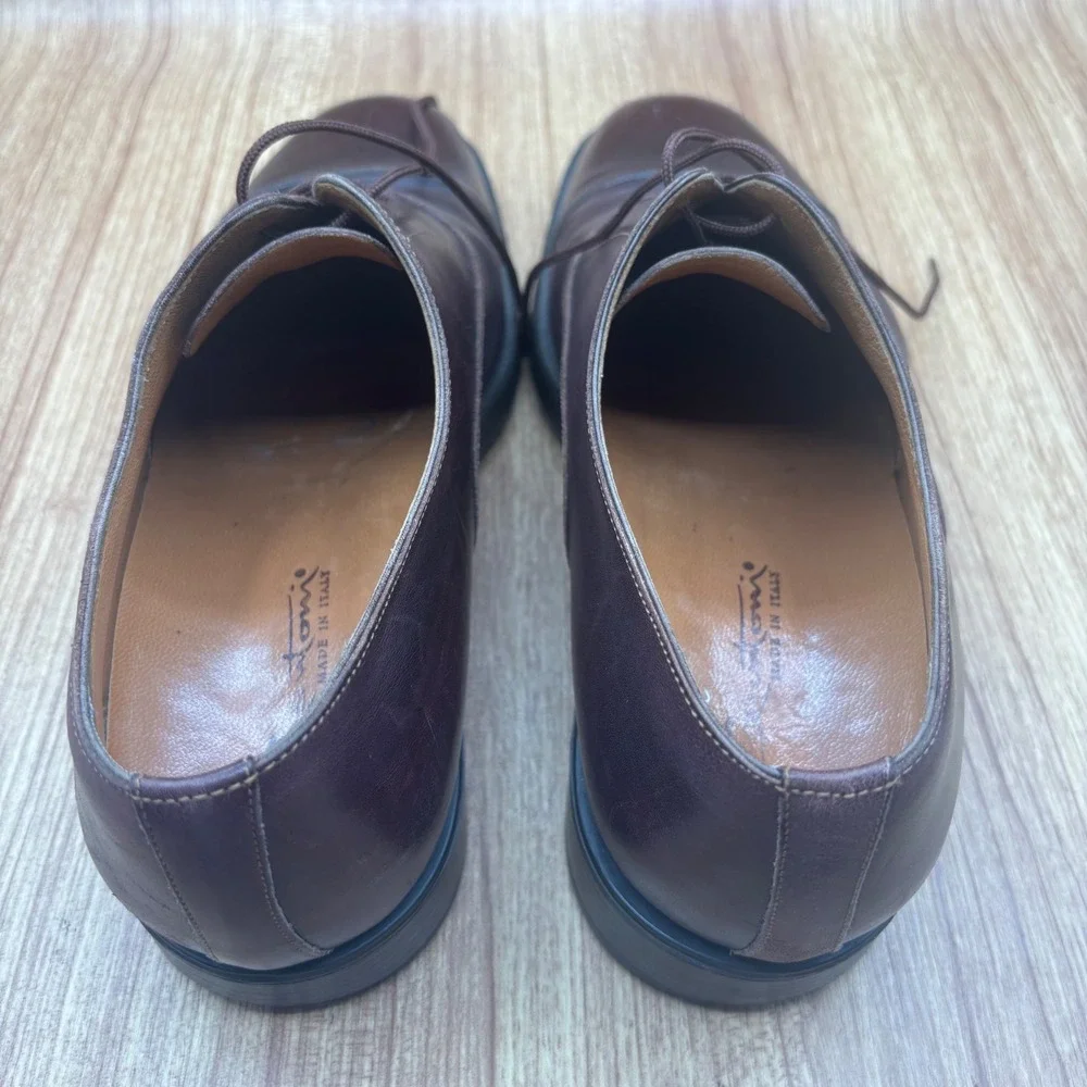 Santoni leather oxfords